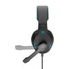 NOXO Pyre Black/Blue Wired Headset | 3.5mm