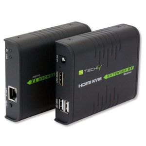 Techly Extender HDMI + USBB by Cat5/5e/6 cable 120m