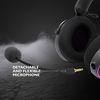 DELTACO GAMING DH420 Wireless gaming headset, USB-C, Black/RGB