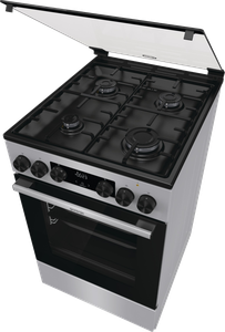 Dujinė viryklė Gorenje Cooker GK5C40SH Hob type Gas Oven type Electric Grey Width 50 cm Grilling LED 70 L Depth 59.4 cm