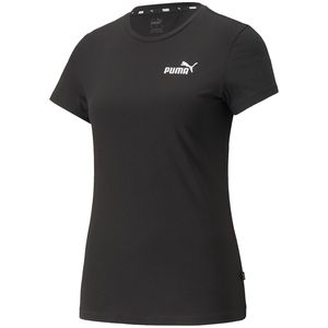 Moteriški Marškinėliai "Puma ESS+ Embroidery Tee" Juodi 848331 01