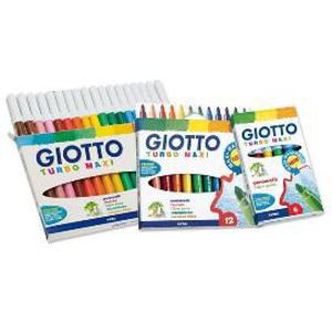 Flomasteriai Fila Giotto Turbo Maxi, 18 spalvų