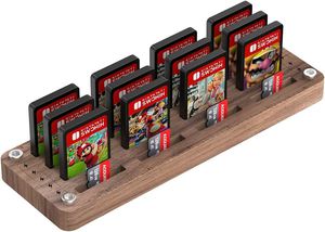Nintendo Switch Game Cartridge Wooden Storage Case