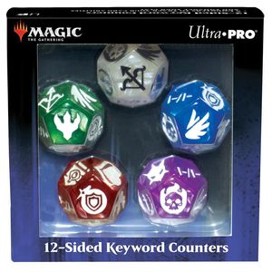 UP - 12 Sided Keyword Counters for Magic: The Gathering