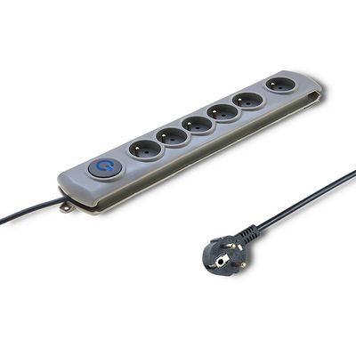 Qoltec Surge protector 6 sockets, 5m