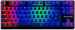 MODECOM VOLCANO LANPARTY RGB PUDDING EDITION BLACK žaidimų klaviatūra BLUE US