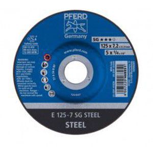 Metalo šlifavimo diskas Ø125x7x22mm E125-7A24R SG PFERD