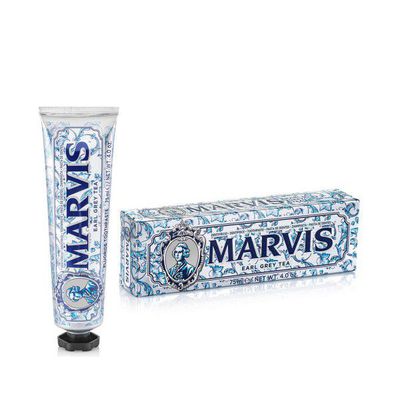 Marvis Earl Grey Tea Toothpaste Juodosios arbatos - mėtų skonio dantų pasta, 75ml