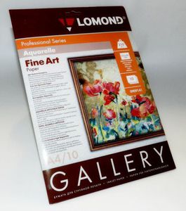 Fotopopierius Lomond Fine Art Paper Gallery Aquarelle 210 g/m2 A4, 10 lapų