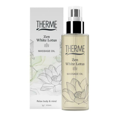 Therme Zen White Lotus Massage Oil Masažo aliejus, 125 ml 