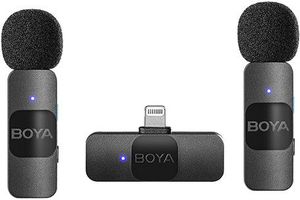 Boya BY-V2 wireless microphone Lightning