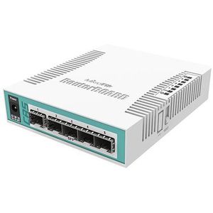 MikroTik CRS106-1C-5S L5 5xSFP 1G, 1xGigabit LAN PoE / SFP combo, Desktop case