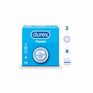 Durex Classic prezervatyvai N3