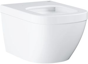 EuroCeramic pakabinamas WC puodas Rimless, baltas, Triplex nuplovimas (*16vnt/pall)