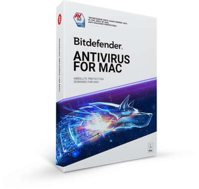 Bitdefender Antivirus for Mac 1 metams 3 kompiuteriams
