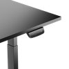 Reguliuojamo aukščio stalas Up Up Bjorn juodas, stalviršis M juodas