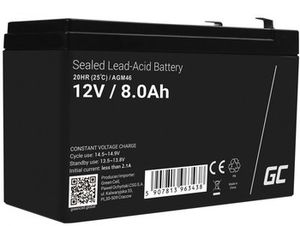 Green Cell Battery AGM VRLA 12V 8Ah