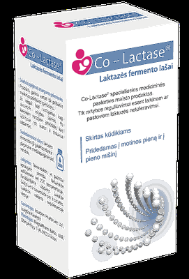 CO-LACTASE laktazės fermento lašai kūdikiams,10 ml