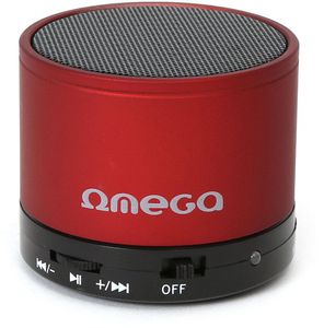Omega Bluetooth speaker V3.0 Alu 3in1 OG47R, red (42646)