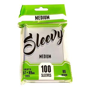 Sleevy MEDIUM – Clear (100 sleeves 57x89 mm)