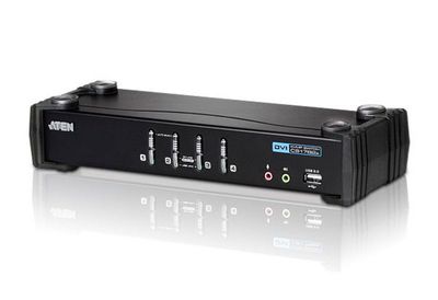 Komutatorius Aten | ATEN CubiQ CS1764A - KVM / audio switch - 4 ports