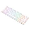 Royal Kludge RK61 TKL Keyboard | 60%, Hot-swap, Red Switches, US, White