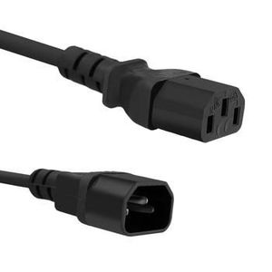 QOLTEC 53898 AC power cable for UPS C13/C14 3m