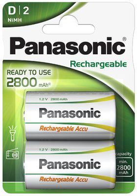 Panasonic rechargeable battery NiMh 2800mAh P20P/2B