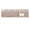 Royal Kludge Pudding PBT Keycaps - (104 pcs., Coffee, PBT, ISO, UK layout)