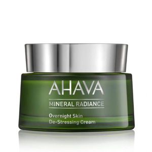 Ahava Mineral Radiance Overnight De-Dtressing Cream Raminamasis naktinis veido kremas, 50ml