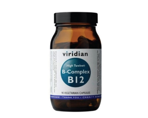 Maisto papildas VITAMINAS B12 „High Twelve B-Complex B12“ (90 kapsulių)