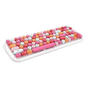Wireless keyboard MOFII Candy BT (White-Pink)