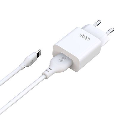 Wall Charger with Lightning Cable XO L99+ NB103 2.4A (white)