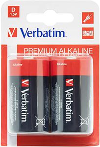 1x2 Verbatim Alkaline battery Mono D LR 20 49923