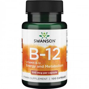 Maisto papildas SWANSON Vitaminas B12 500µg N100