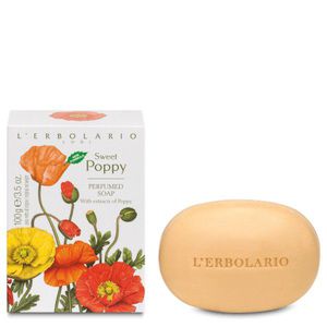 L'Erbolario Sweet Poppy Perfumed Soap Parfumuotas muilas, 100g