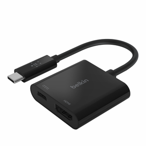 Adapteris Belkin USB-C to HDMI + Power Adapter Black