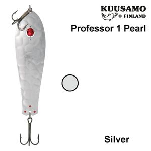 Blizgės Kuusamo Professor 1 Pearl 115 mm Silver 19 g