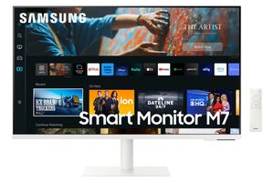Samsung Smart Monitor M7 M70C Monitorius 32'' VA LED 4K UHD 3840x2160, 4ms, 300cd/m2, 60Hz, Balta
