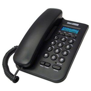 MaxCom KXT100 laidinis telefono aparatas, juodas