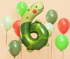 Folinis gimtadienio balionas Vėžlys - skaičius 6 (57x86 cm)
