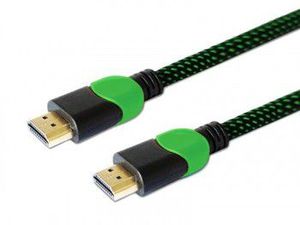 Cable HDMI GCL-03 1.8m, v2.0, braid green