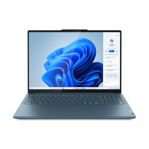 Lenovo Yoga Pro 9 16IMH9 | Tidal Teal | 16 " | 3.2K | 3200 x 2000 pixels | Anti-glare | Intel Core U9 | 185H | 64 GB | Soldered LPDDR5x | SSD 1000 GB | NVIDIA GeForce RTX 4070 | GDDR6 | 8 GB | Windows 11 Pro | 802.11ax | Bluetooth version 5.3 | Keyboard language English | Keyboard backlit | Warranty 24 month(s) | Battery warranty 12 month(s)