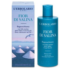 L'Erbolario Fior di Salina Dušo ir vonios gelis su jūros druska, 250 ml