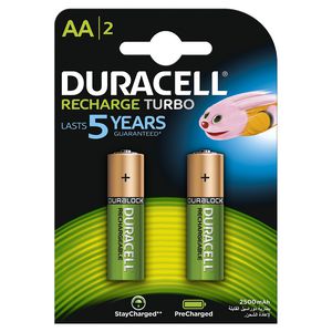 Įkraunamos baterijos DURACELL AA (2500 mAh), LR6, 2vnt
