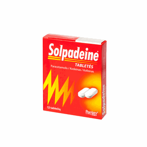 SOLPADEINE tabletės 500 mg/8 mg/30 mg N12