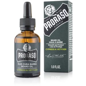 Proraso Cypress &amp; Vetyver Beard Oil Barzdos aliejus, 30 ml