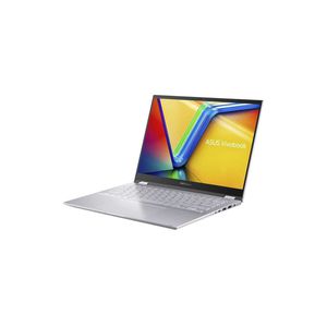 Asus Vivobook S 14 Flip OLED TN3402YA-KN391W | Silver | 14 " | OLED | 2.8K | 2880 x 1800 pixels | AMD Ryzen 5 | 7430U | 16 GB | DDR4 | Solid-state drive capacity 1000 GB | AMD Radeon Graphics | Windows 11 Home | 802.11ax | Bluetooth version 5.3 | Keyboard language English | Keyboard backlit | Warranty 24 month(s)