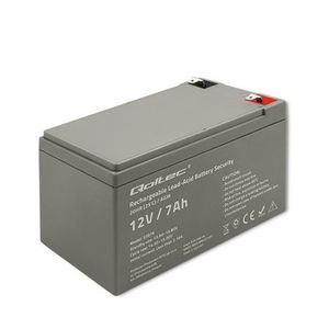 QOLTEC 53076 AGM battery 12V 7Ah max. 105A Security