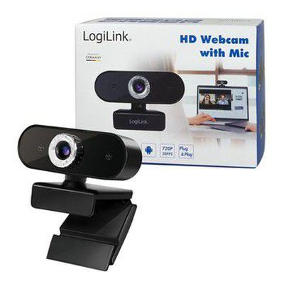 LogiLink UA0368 HD USB Webcam with Microphone